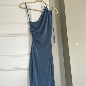 Selfie Leslie Blue Bodycon with Cutouts